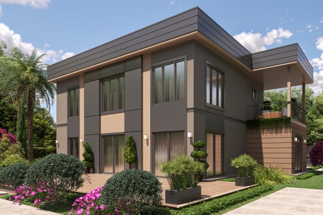 Sultan 274 m² çelik evin avantajları