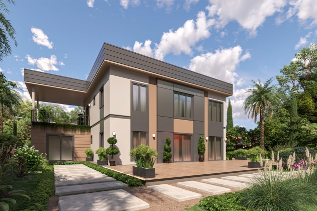 Akıllı çelik ev konsepti Sultan 274 m²