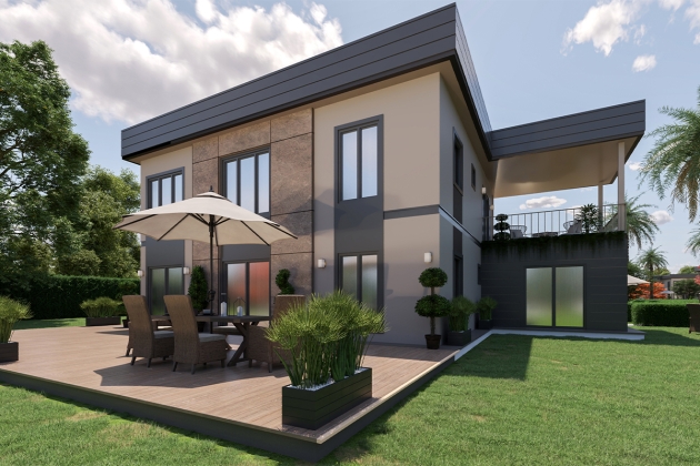 Enerji verimli çelik ev Sultan 274 m²