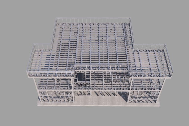 Proyecto de casa de lujo de acero Sultán 274 m²